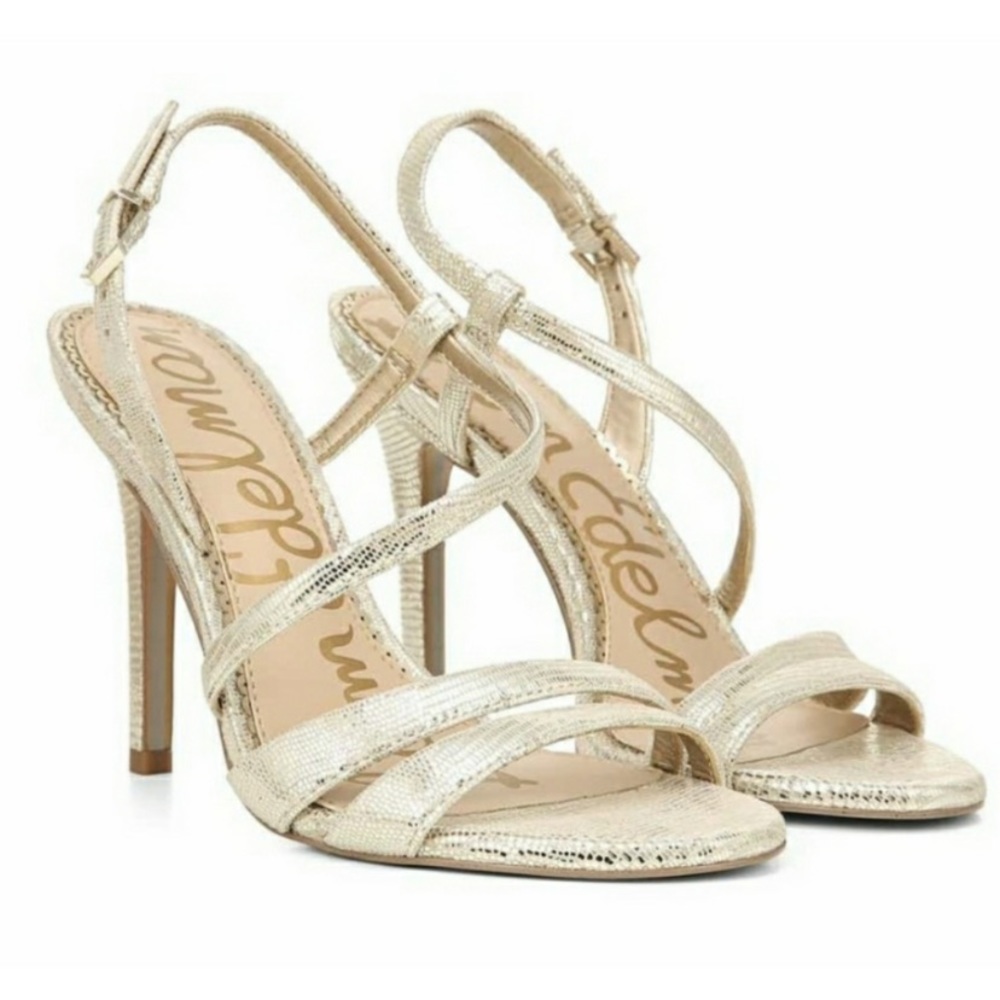 Sam Edelman Alisandra Metallic Stiletto Sandals